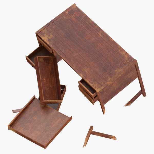 modelo 3d Escritorio dañado - TurboSquid 1870822