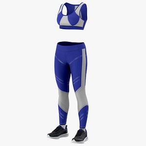 3D Fitness Outfit model