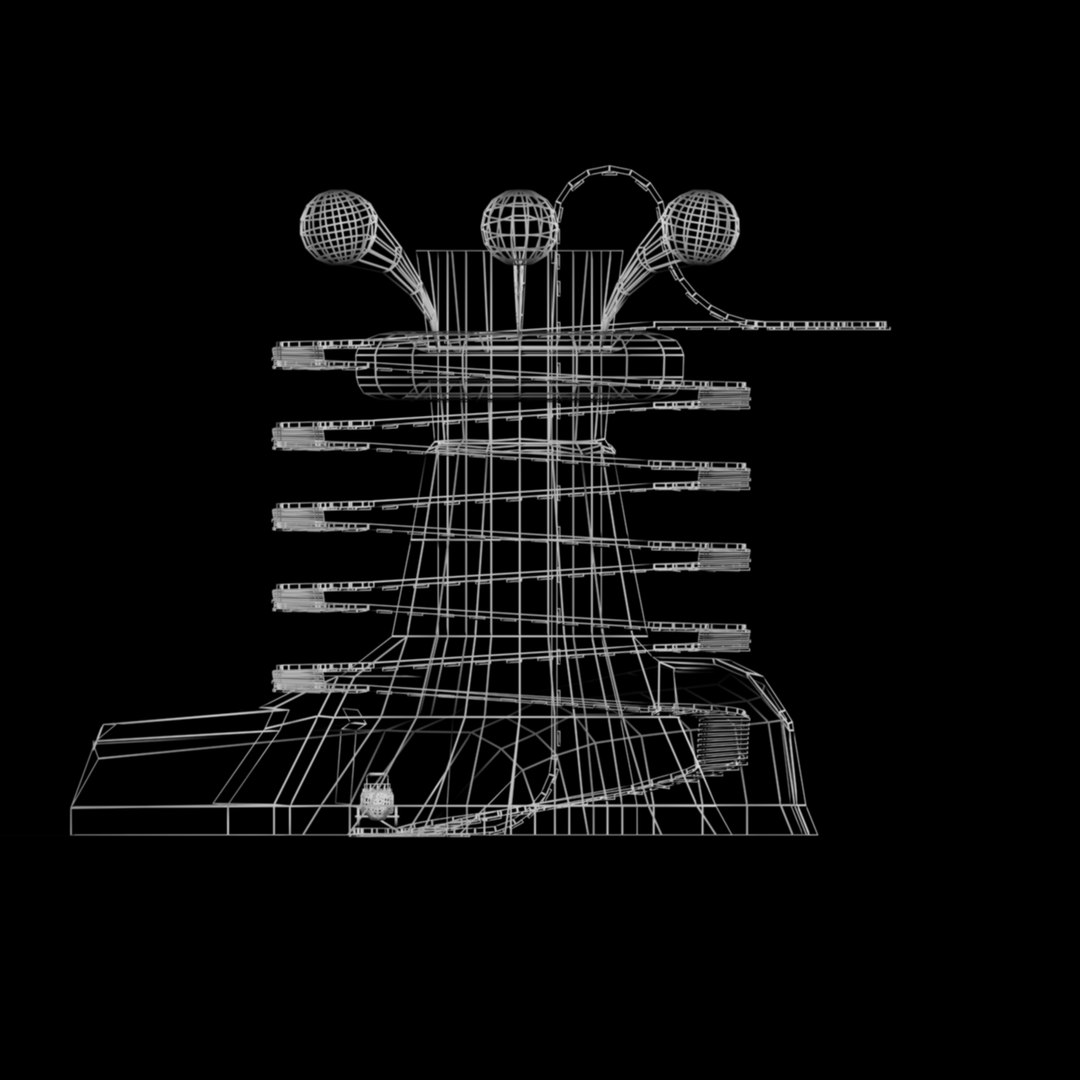 3ds Max Rigged Ride Cart