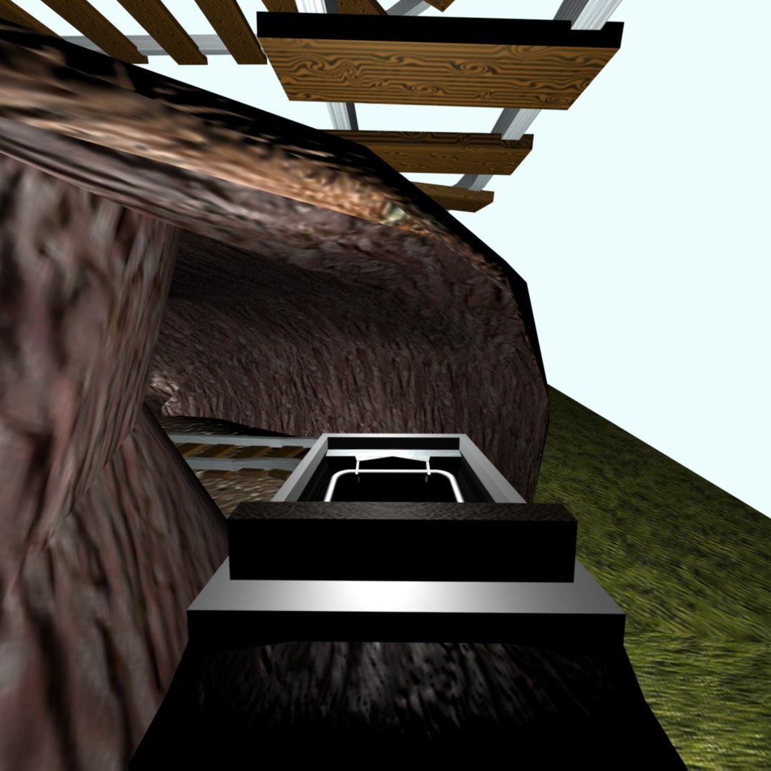 3ds Max Rigged Ride Cart