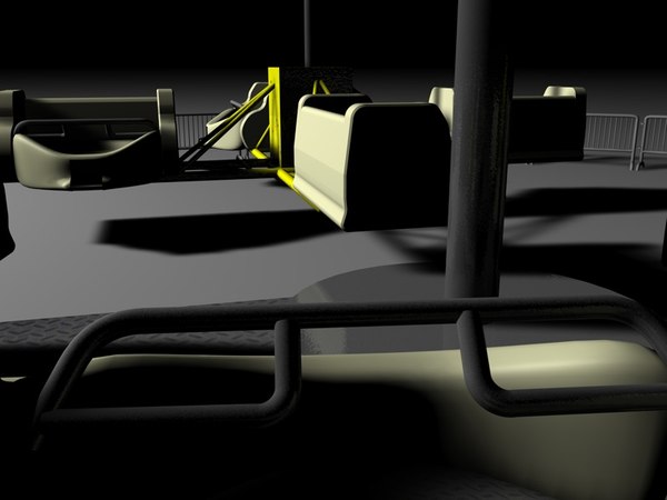 sizzler ride 3d model