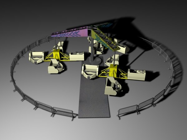 sizzler ride 3d model