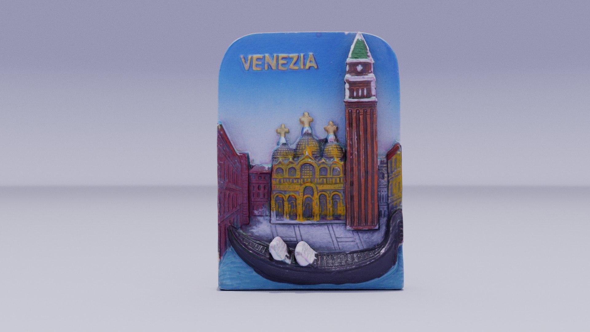 Venezia 02 Venice Italy Souvenir Fridge 3D Model TurboSquid
