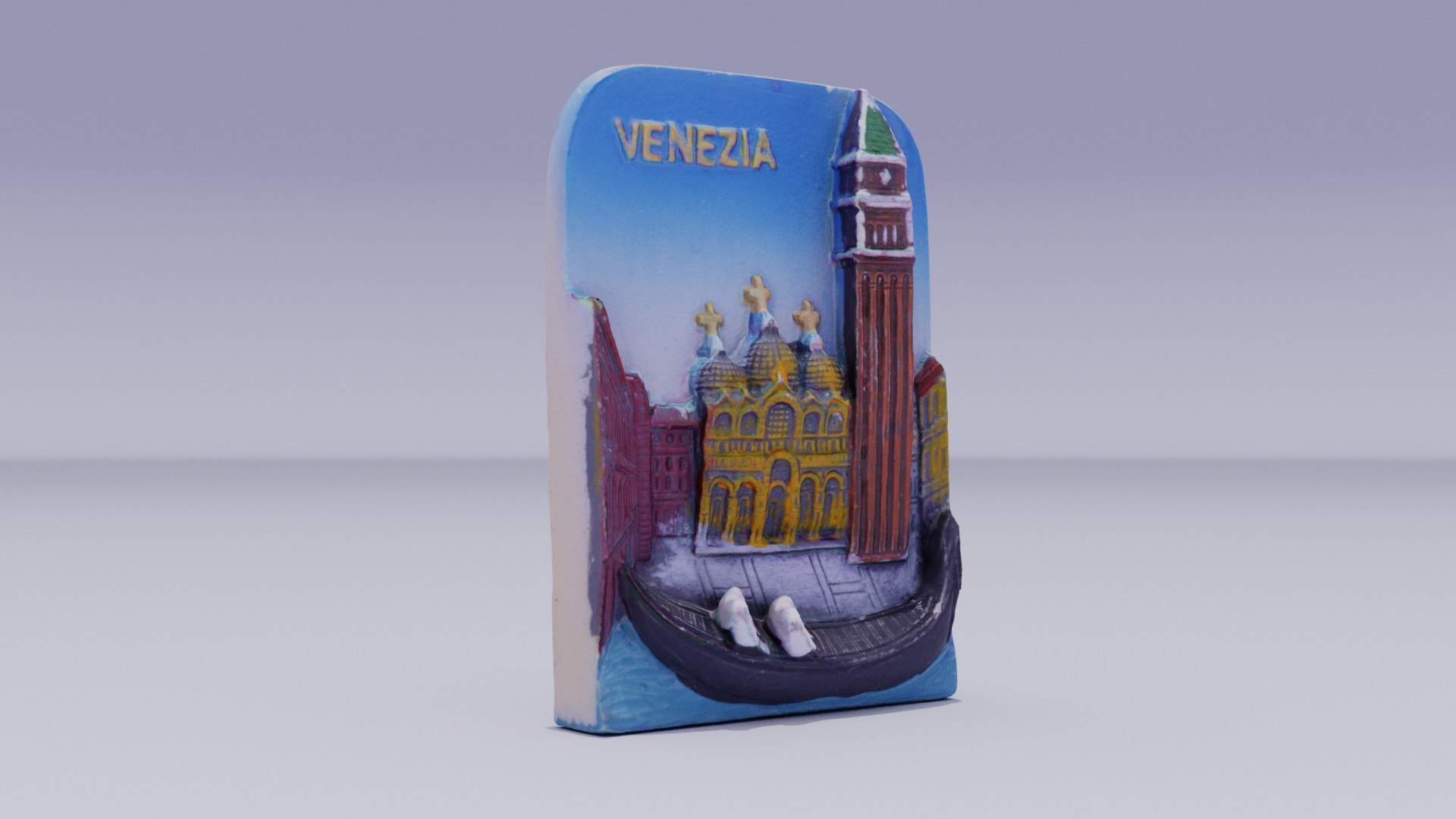 Venezia 02 Venice Italy Souvenir Fridge 3D Model TurboSquid