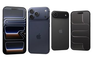 3D model Apple iPhone 17 Pro Max Deep Blue And iPhone Air Space Black