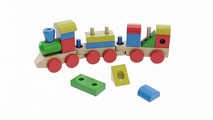 Toy Train 3D model