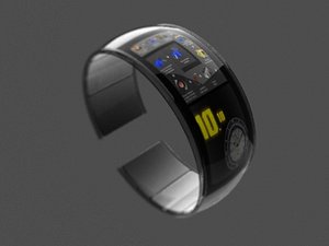 futuristic watch video 3d model