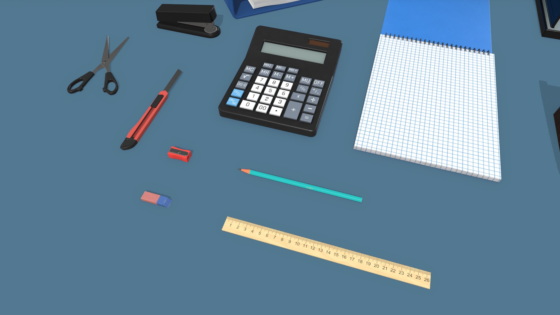 3D low-poly office supplies model https://p.turbosquid.com/ts-thumb/yp/x8AZEU/Pi/screenshot004/png/1606072834/1920x1080/fit_q87/3ad3d52de23b6245c3aab4ba2b3bdc5e8def732d/screenshot004.jpg