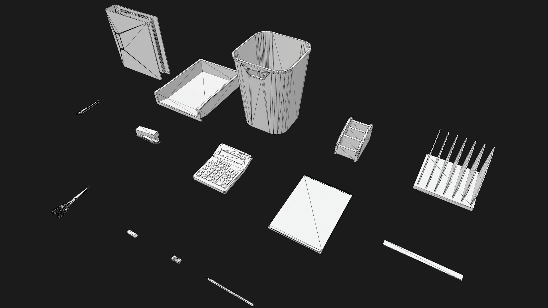 3D low-poly office supplies model https://p.turbosquid.com/ts-thumb/yp/x8AZEU/nw/screenshot010/png/1606072831/1920x1080/fit_q87/6845a329961ea247ef0b2a2e28dbc28aceee73f2/screenshot010.jpg