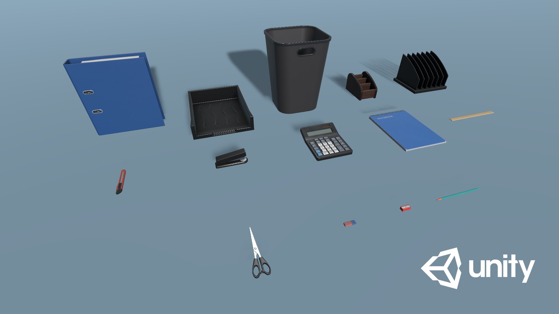 3D low-poly office supplies model https://p.turbosquid.com/ts-thumb/yp/x8AZEU/pv/unity/png/1606072835/1920x1080/fit_q87/00841f4af68ffe846970481ac353ba49885d8815/unity.jpg