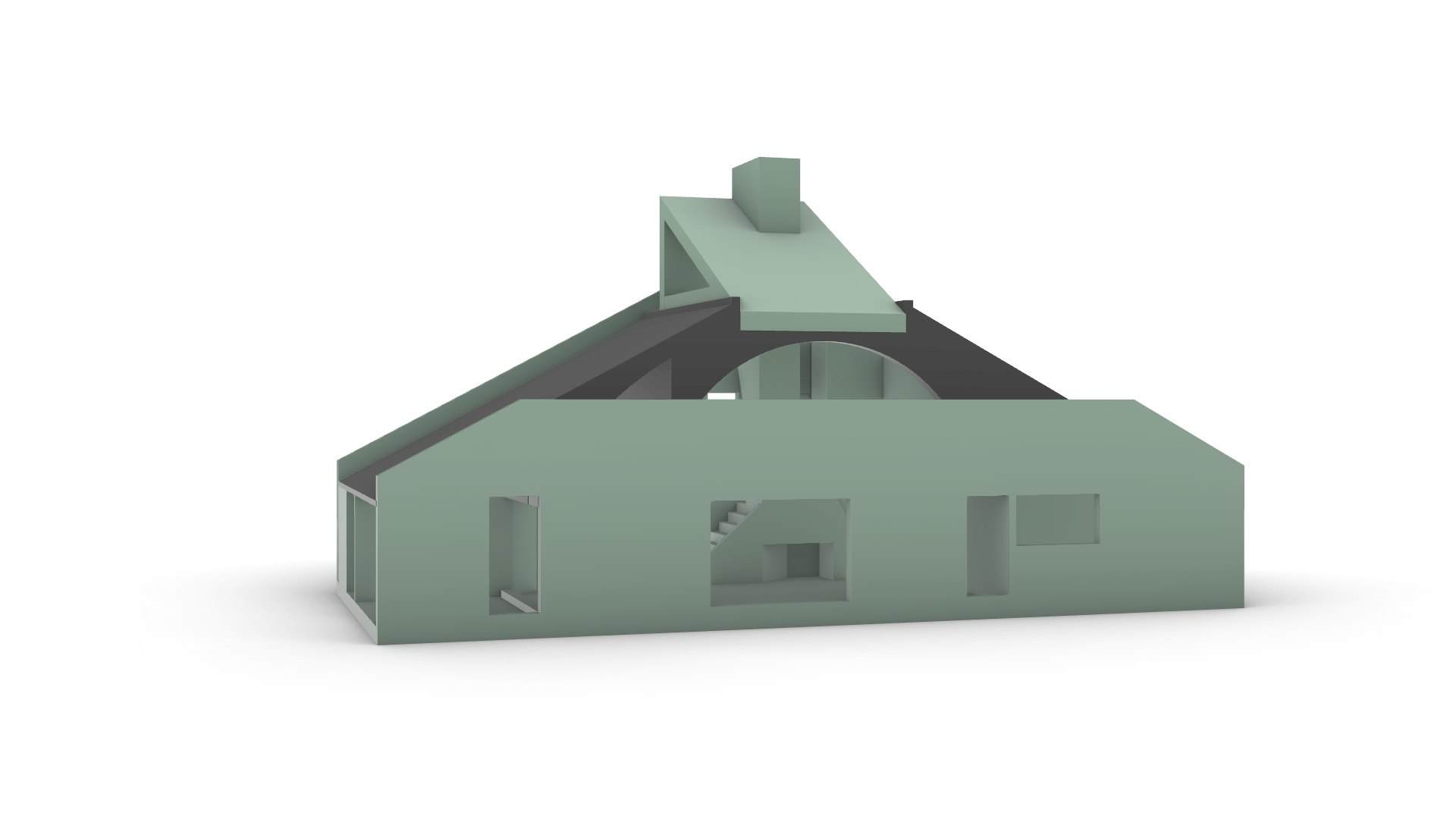 模型製作用品 robert venturi vanna venturi house Robert Venturi. Vanna Venturi House, Chestnut Hill