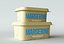 Margarine en pot plastique