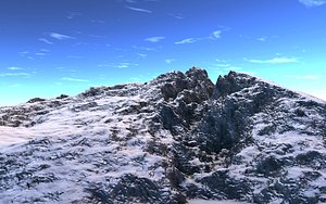 3d mountain realist montagnes model