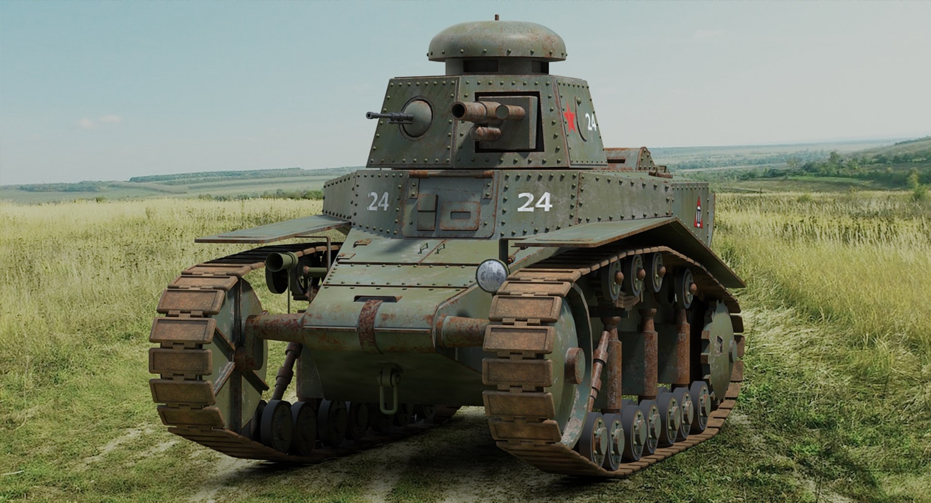 3D Ww2 Soviet T18 Light Tank - TurboSquid 1169148