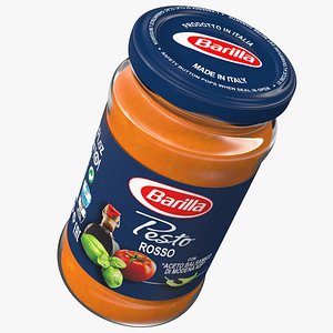 Barilla Pesto Rosso Pasta Sauce 190g 3D