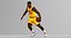 Schwarzes Basketball-Spieler-Hauptquartier
