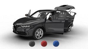 3D Alfa Romeo Tonale Plug-In Hybrid Q4 2023 HQ 3d model model