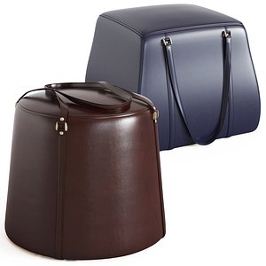 Ulivi Bag Poufs 3D