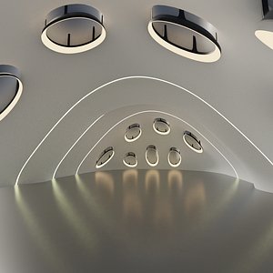 Bio bionics style in architecture interior design Sci fi Futuristic