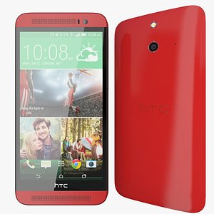 realistic htc e8 red 3d max