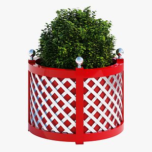 treillage planters 3D model