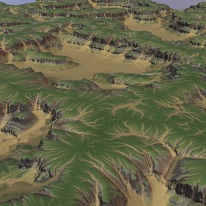 3D land landscape scape