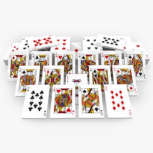 3D Playing Card Chip Collection
