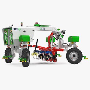 3D Agriculture Robot Orio Naio Rigged