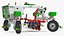 3D Agriculture Robot Orio Naio Rigged
