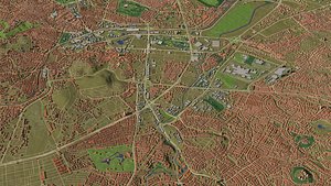 Ankara Turkiye - city and urban 3D