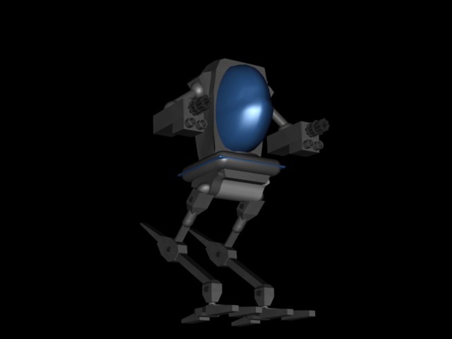 Free Mech 3d Model