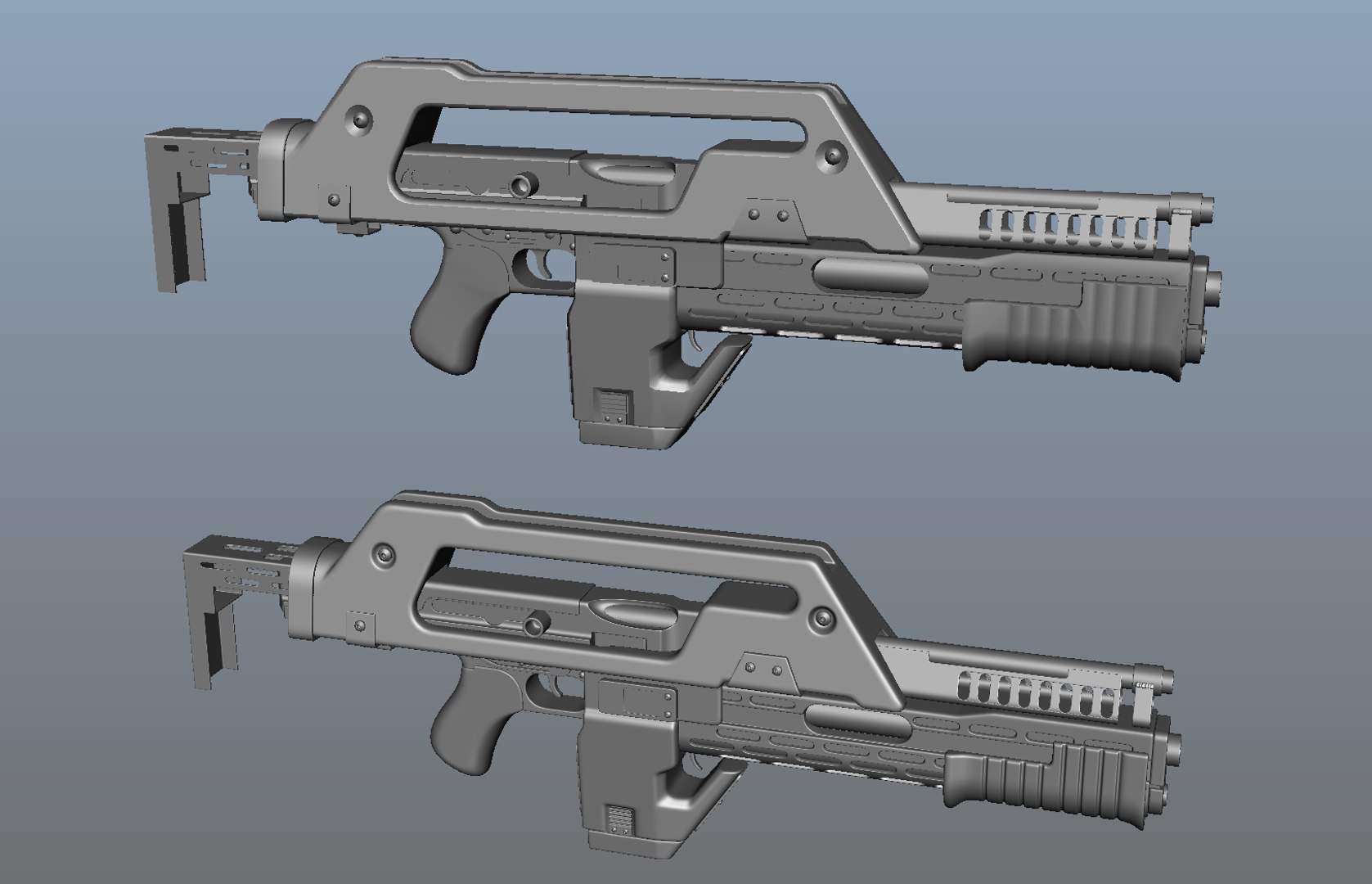 M41a Pulse Rifle 3D Model - TurboSquid 1316850