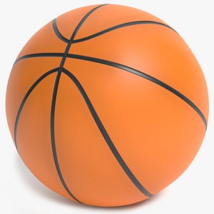 cartoon basketball 3D