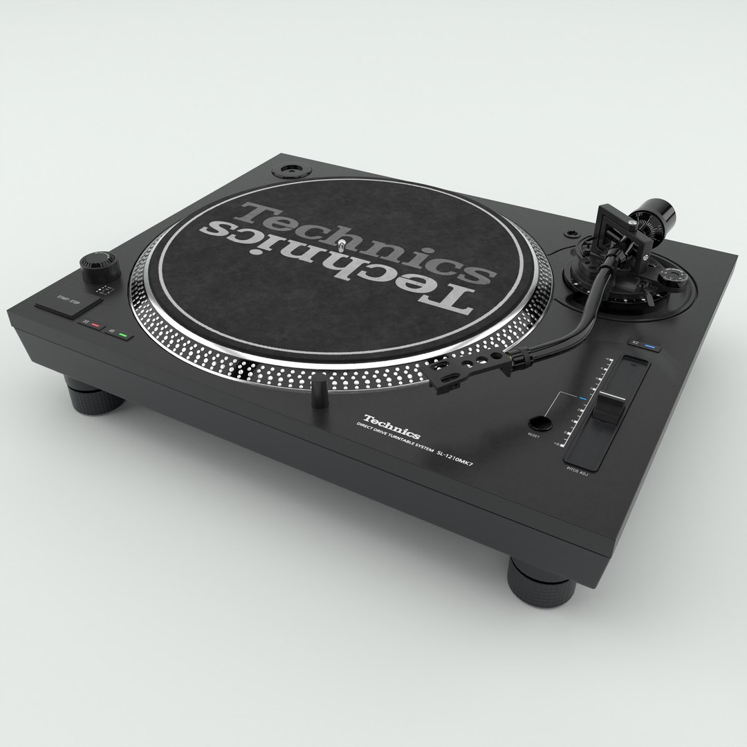 Technics SL-1200MK3D Black Turntable Japan F/S JP Free