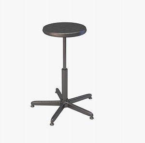 industrial stool 3d x