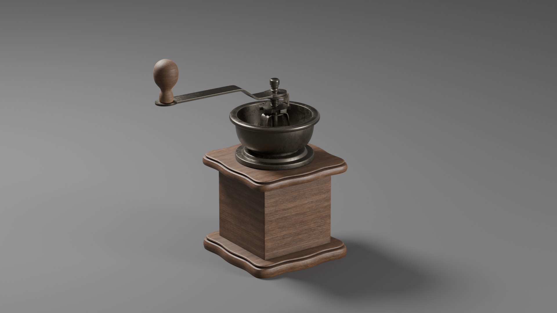 Vintage Coffee Grinder 3D Model - TurboSquid 2369703