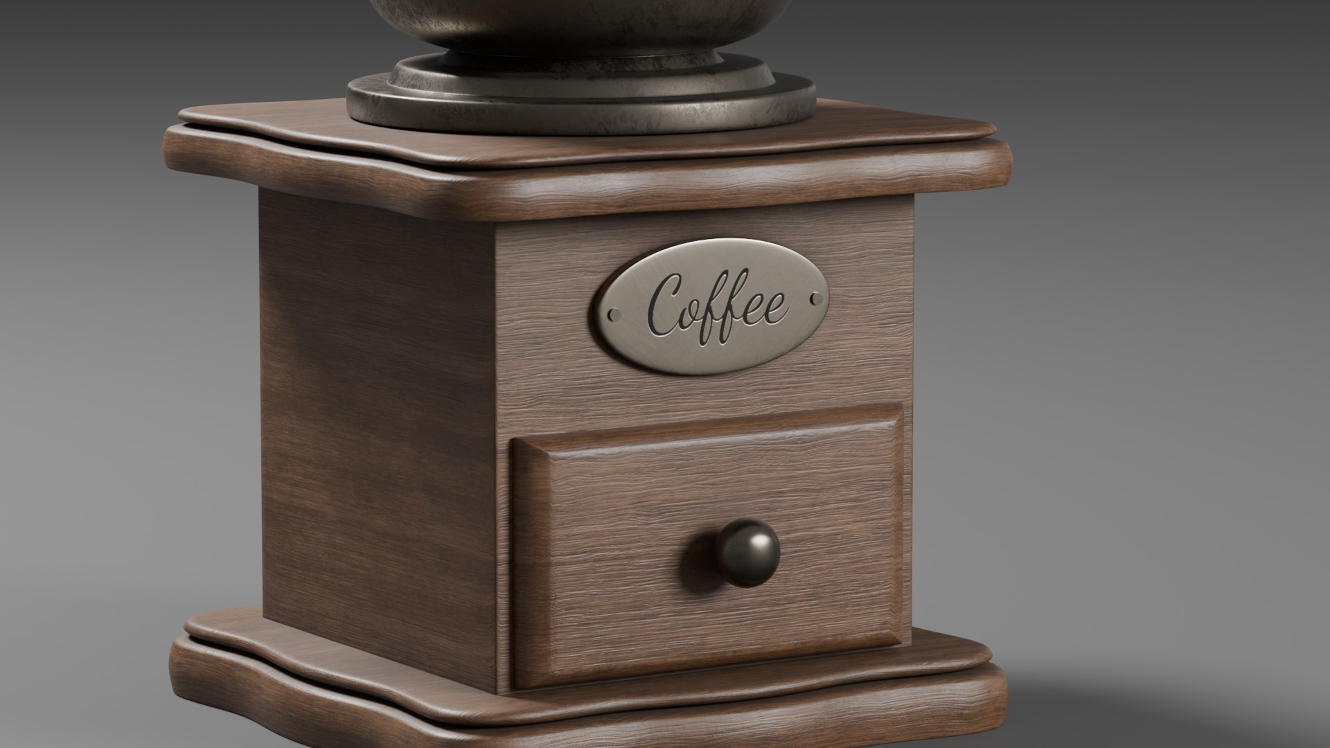 Vintage Coffee Grinder 3D Model - TurboSquid 2369703