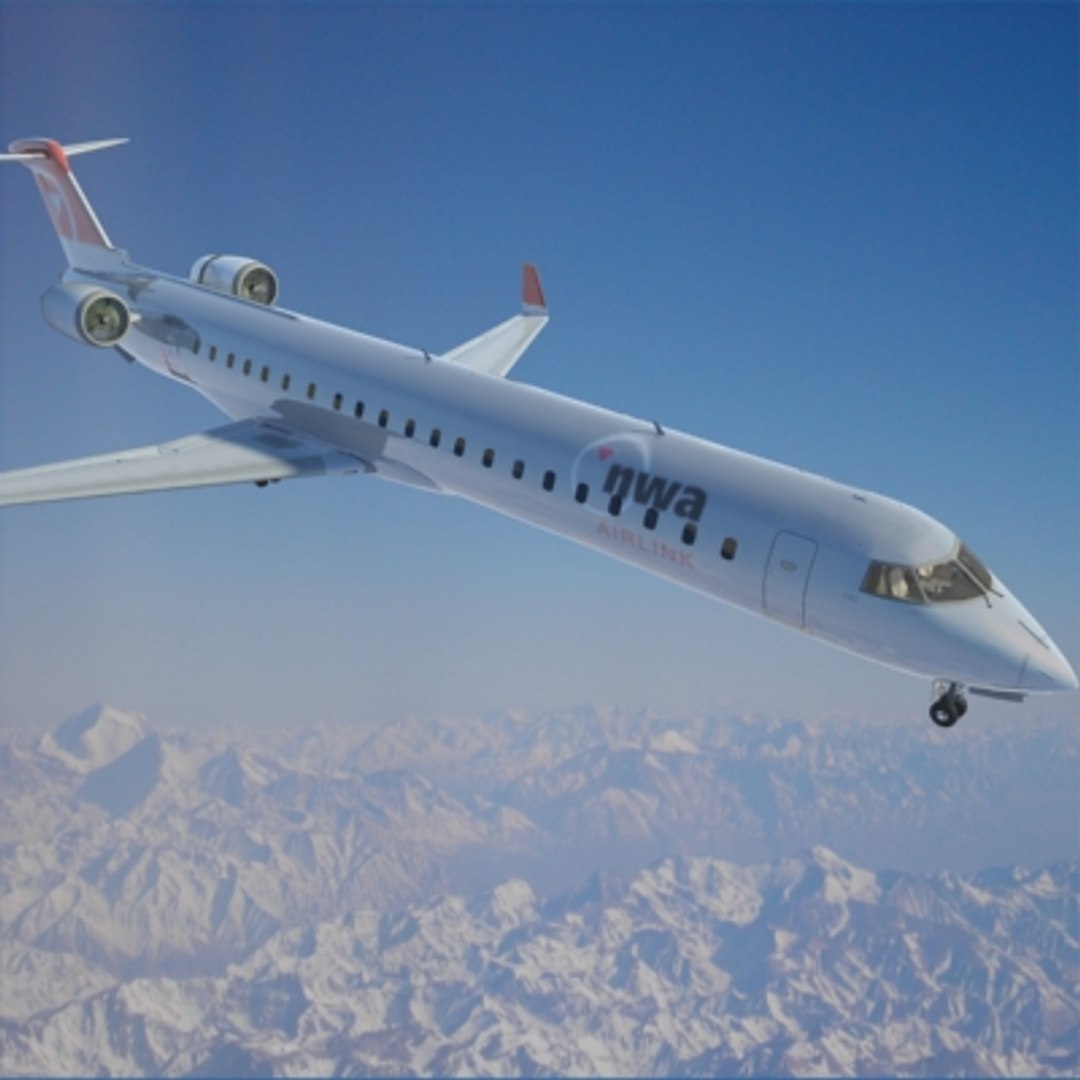 3d Crj 900 Nwa Crj900