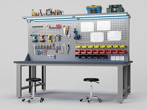 Modern Science Research Laboratory and Chemical Lab Scene