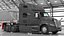 Schwerer LKW mit unterem Anhänger manipuliert