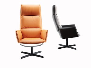 DS-344 Armchair  Footstool 3D model