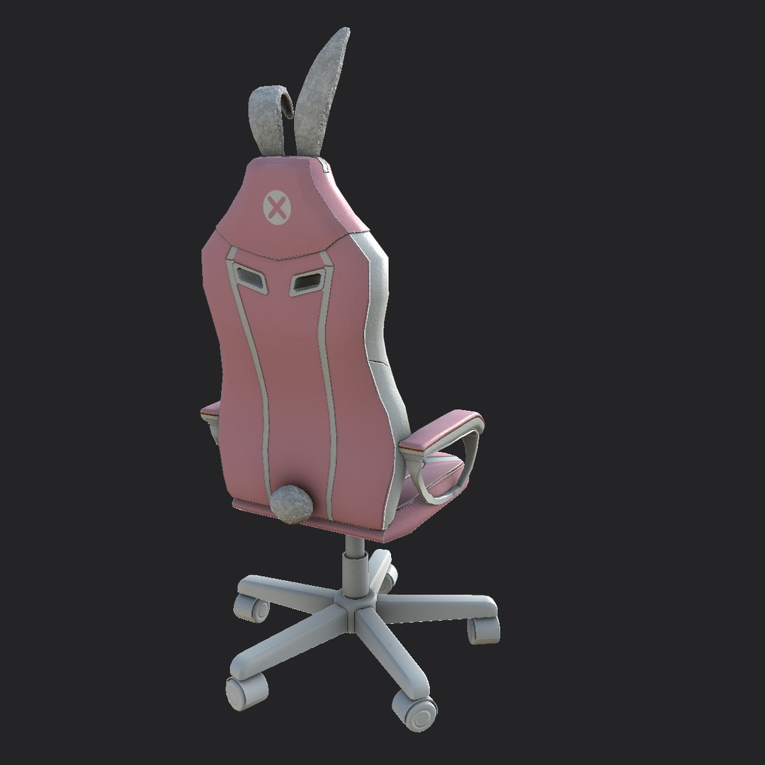 3D Pink Bunny Gaming Chair model https://p.turbosquid.com/ts-thumb/yq/r5VWjg/Xt/render9/jpg/1700824858/1920x1080/fit_q87/be988eaf35d116ead0aebad41276e4efd5969aa1/render9.jpg