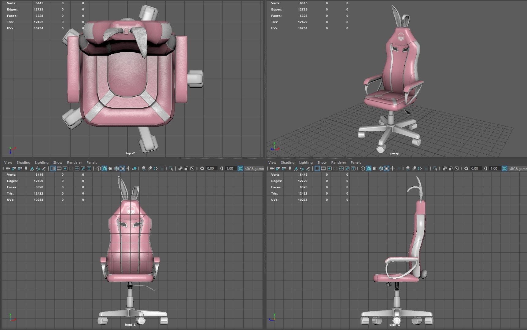 3D Pink Bunny Gaming Chair model https://p.turbosquid.com/ts-thumb/yq/r5VWjg/h0/render4/jpg/1700824856/1920x1080/fit_q87/097d2e726a756fe19d637f631aeb24c2b026db5e/render4.jpg