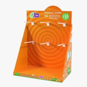 3D Counter Top Display Stand Mockup