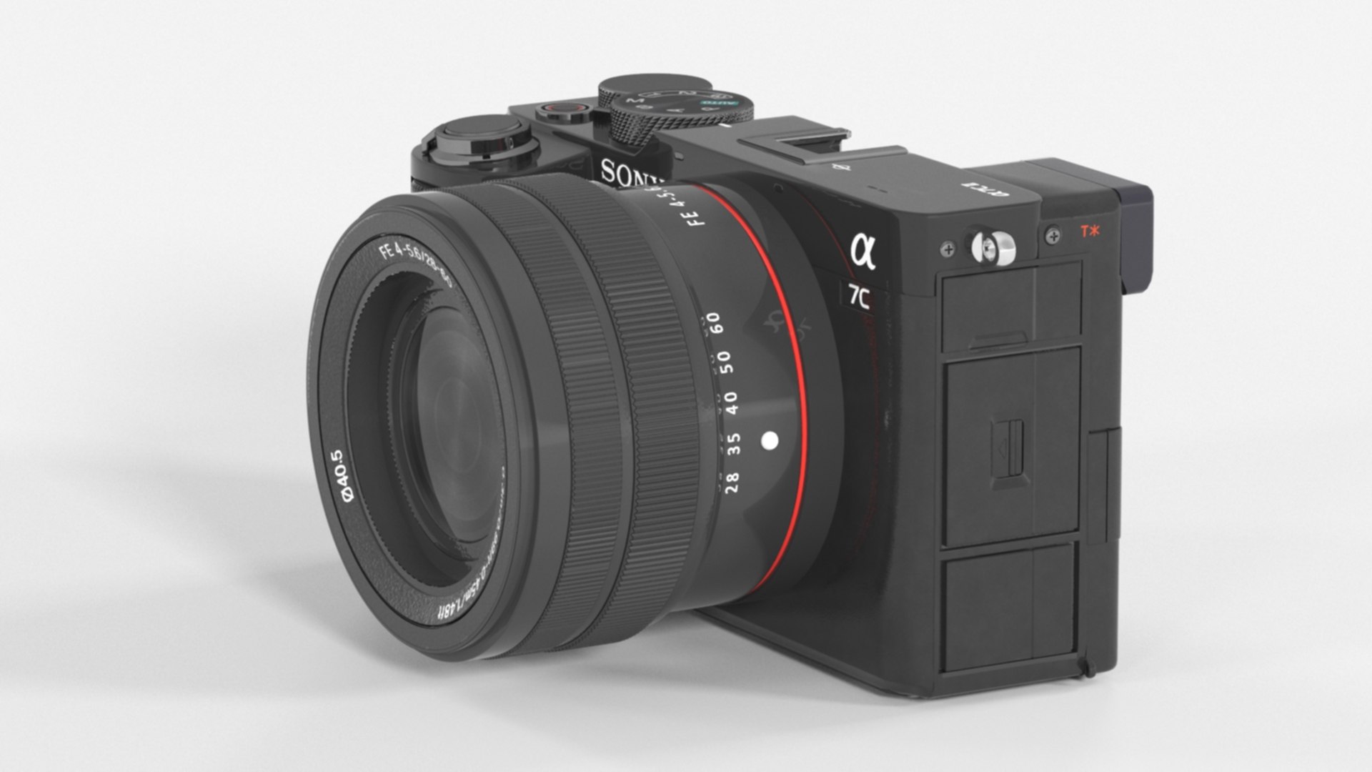 3D Sony Full Size Mirror Lens Camera - TurboSquid 2339783