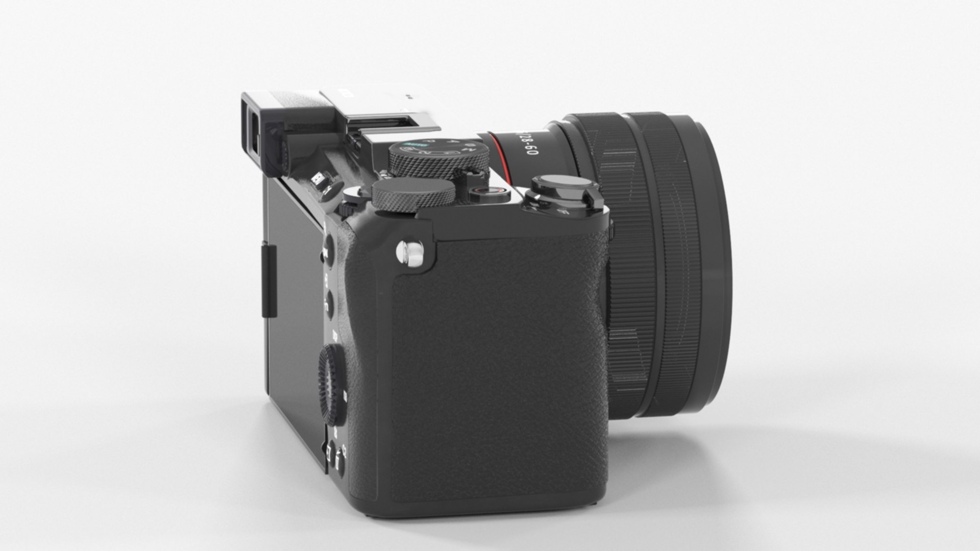 3D Sony Full Size Mirror Lens Camera - TurboSquid 2339783