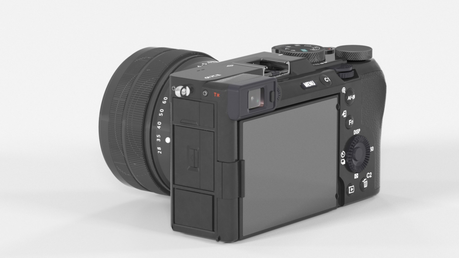 3D Sony Full Size Mirror Lens Camera - TurboSquid 2339783