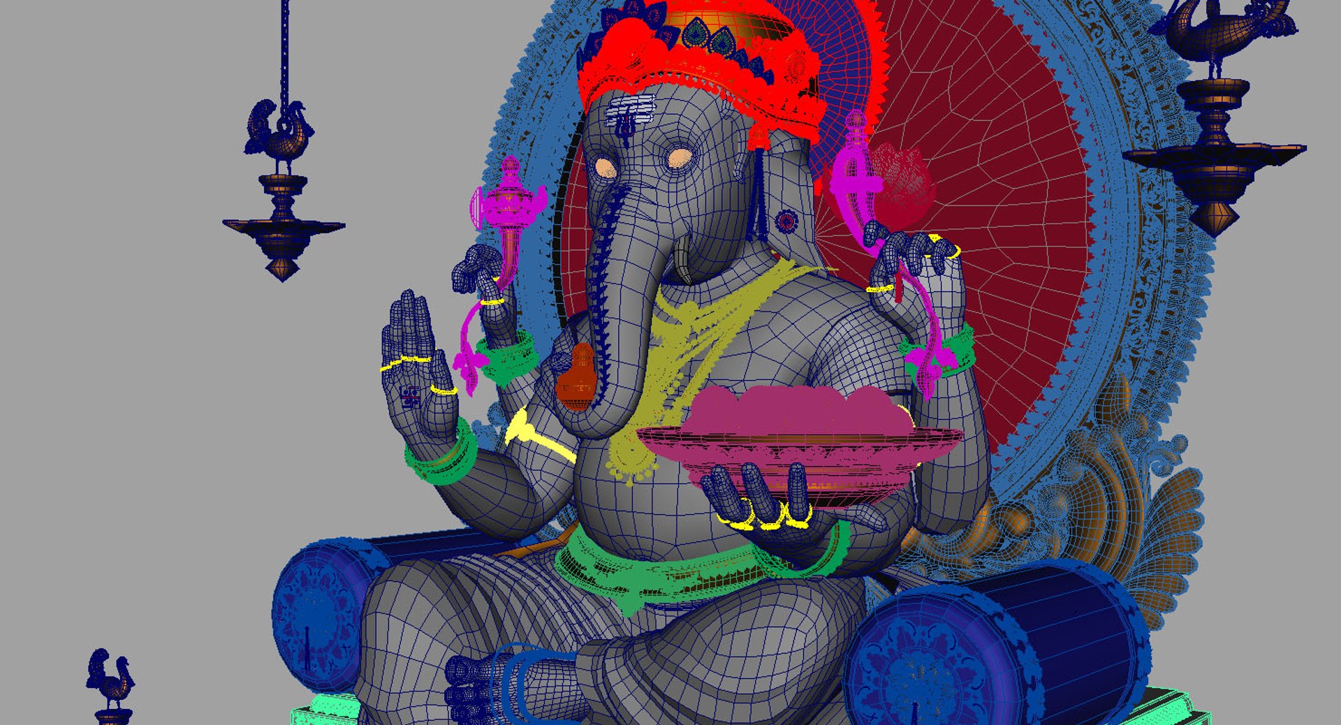 3D god ganesha model - TurboSquid 1558321