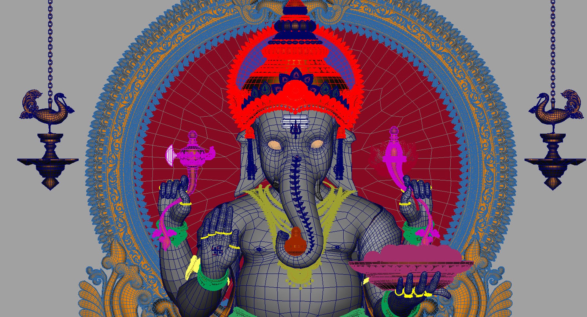 3D god ganesha model - TurboSquid 1558321