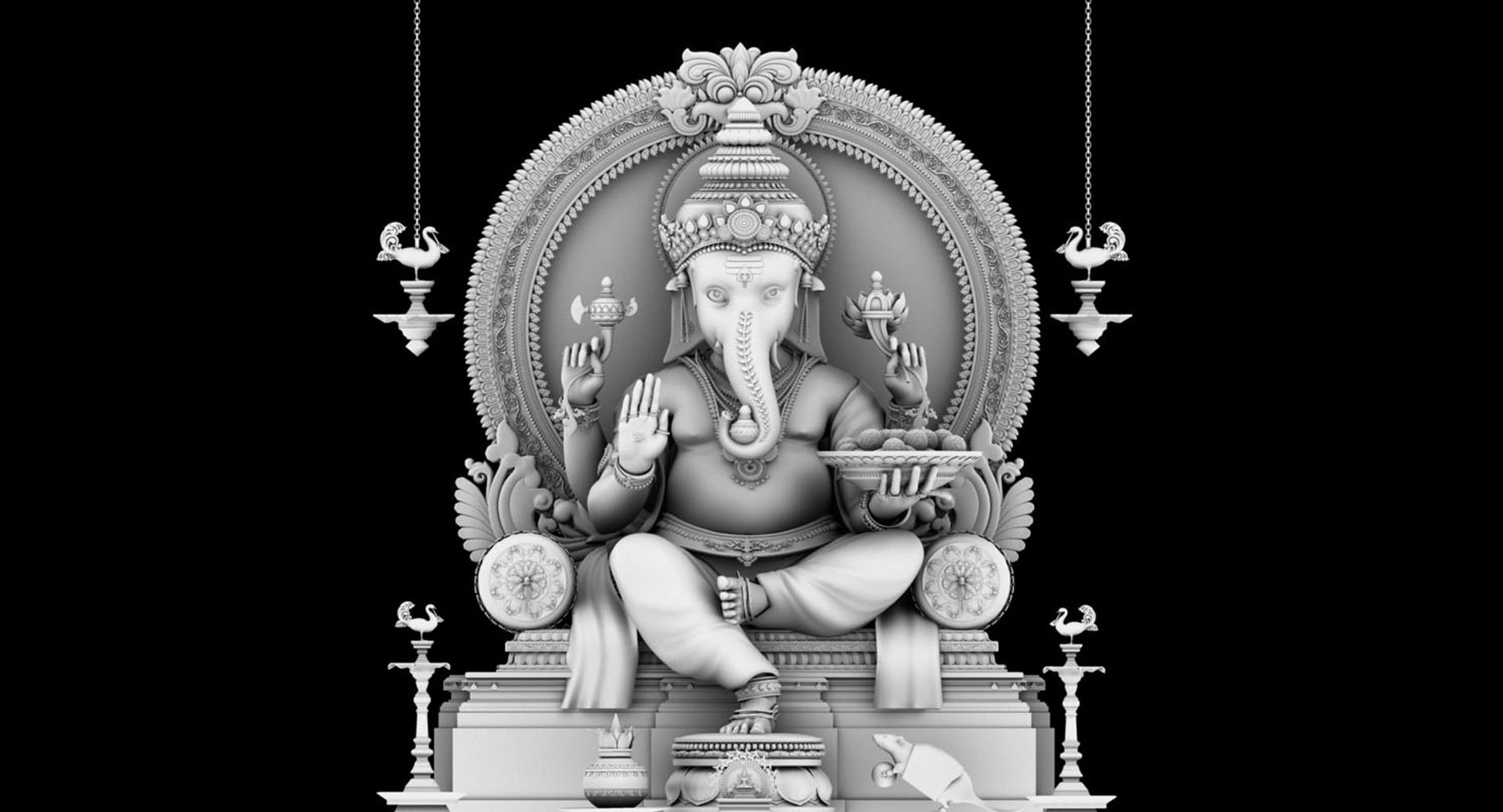 3D God Ganesha Model - TurboSquid 1558321